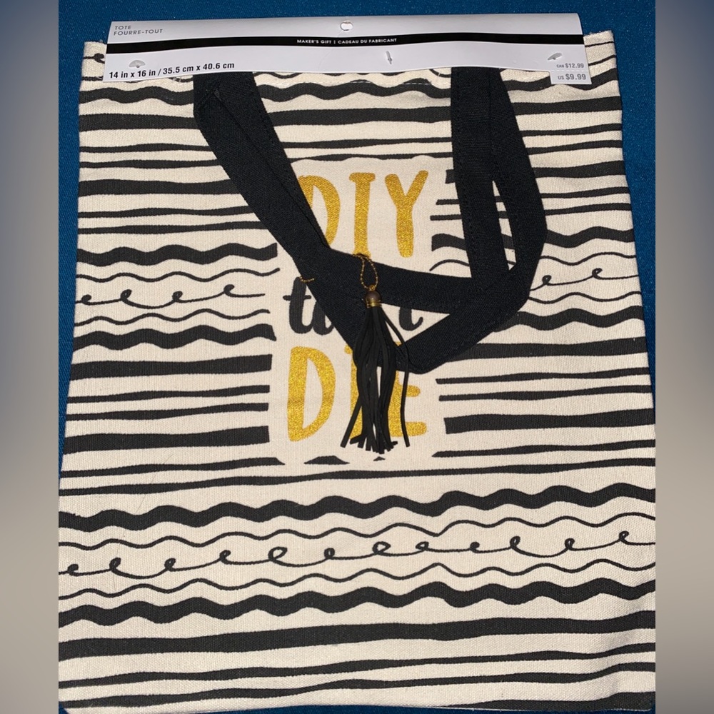 DIY Till I Die Canvas Tote